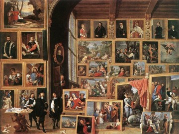  Arc Oil Painting - The Gallery Of Archduke Leopold In Brussels 1640 David Teniers the Younger